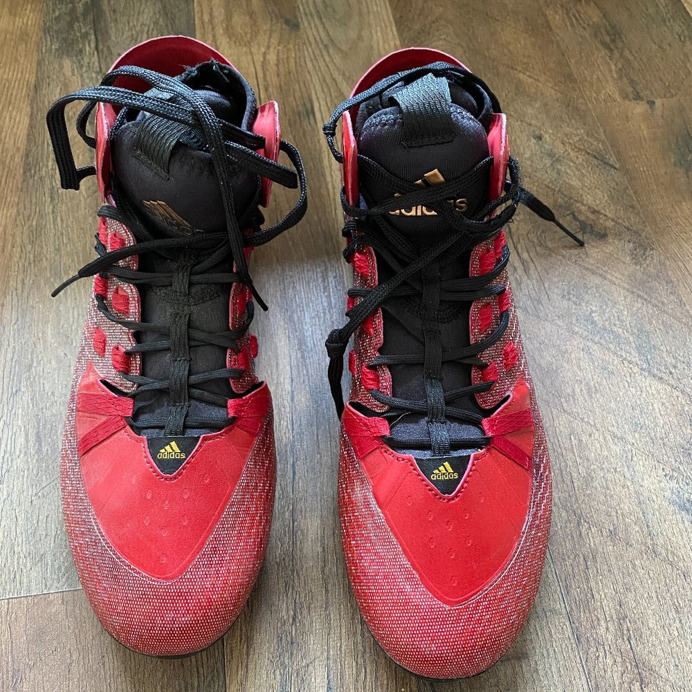 adidas Red & Black Soccer or Football Cleats - Size 13